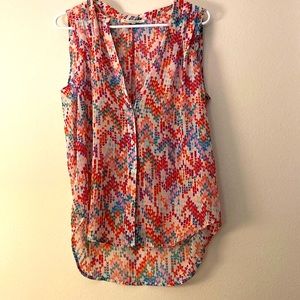 Chevron style colorful Blouse